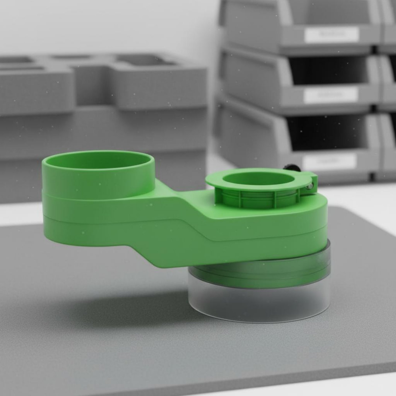 Woodworking Machinery - スピンドルダストカバー クリーンカッティング CNCダストフード 彫刻機用吸引カバー ワークショップ、木工用の簡単ツール交換