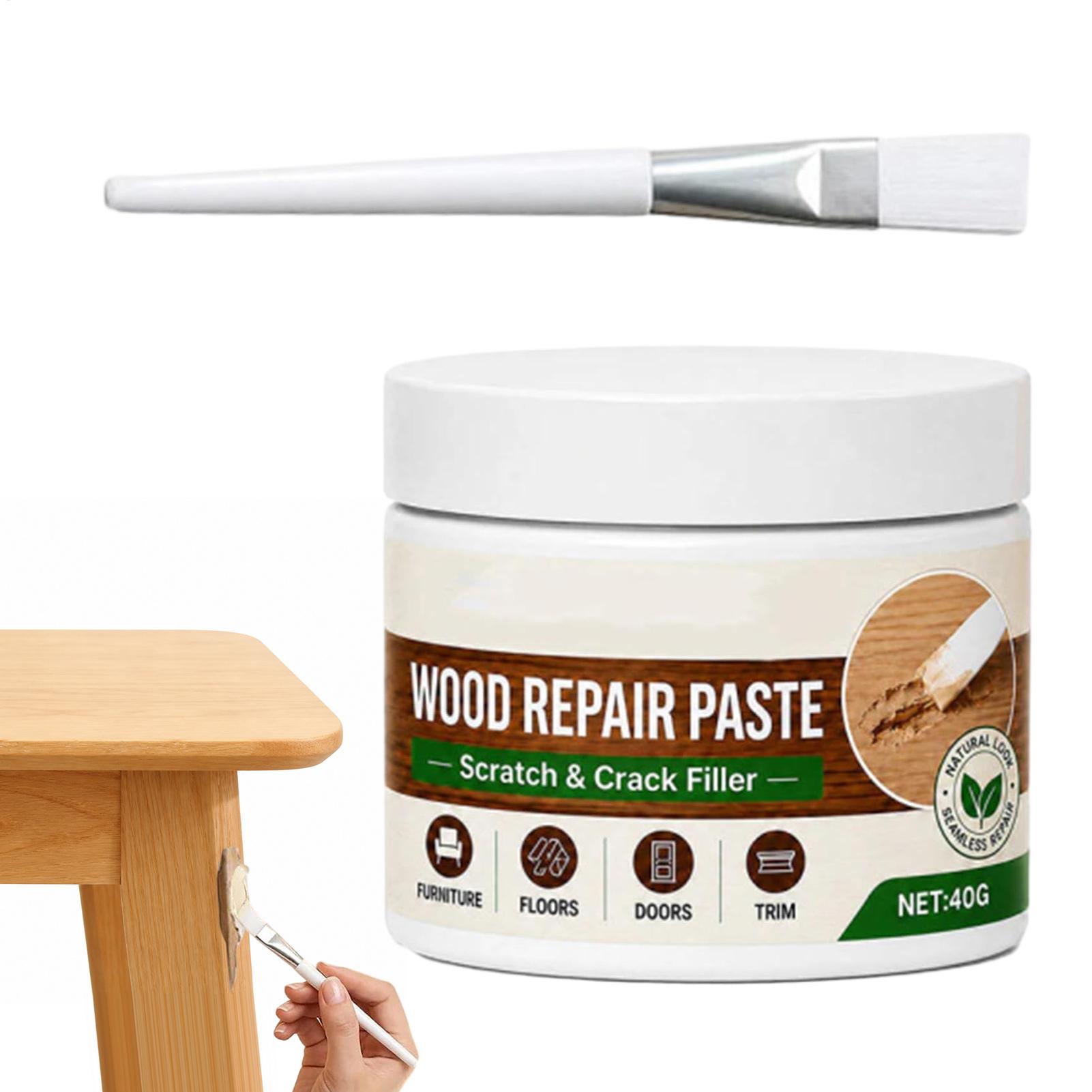 Woodworking Oil Finish - 木製家具補修ペーストは、木の傷やひび割れをシームレスに修復します。床、ドア、椅子用の木製タッチアップクリーム修復キット。
