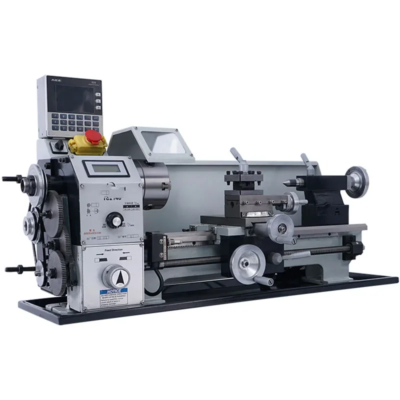 Woodworking Lathe Machine - 新しい電気多機能 CNC 旋盤マイクロメーターミニ金属木工工作機械 220v 家庭用小型ビーズ加工