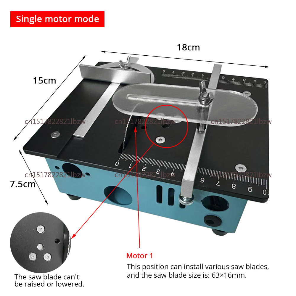 Woodworking Lathe Machine - 110v-220v 多機能ミニテーブルソー 電動卓上ソー 小型家庭用DIY切断工具 木工ベンチ旋盤