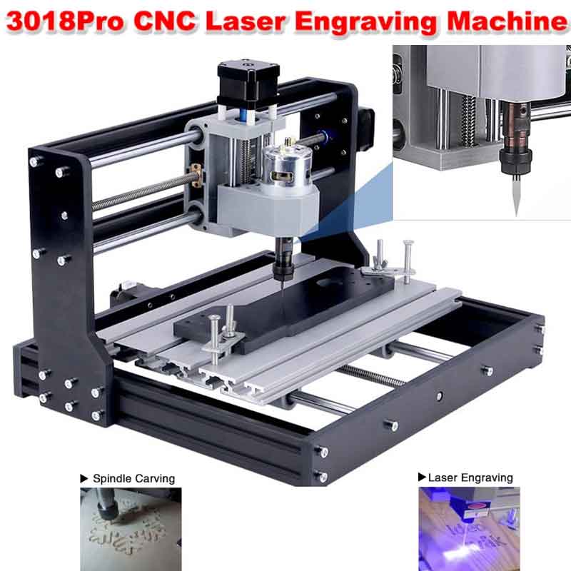 Woodworking Machinery - CNC 3018Pro 木工彫刻機 15W 20W レーザー