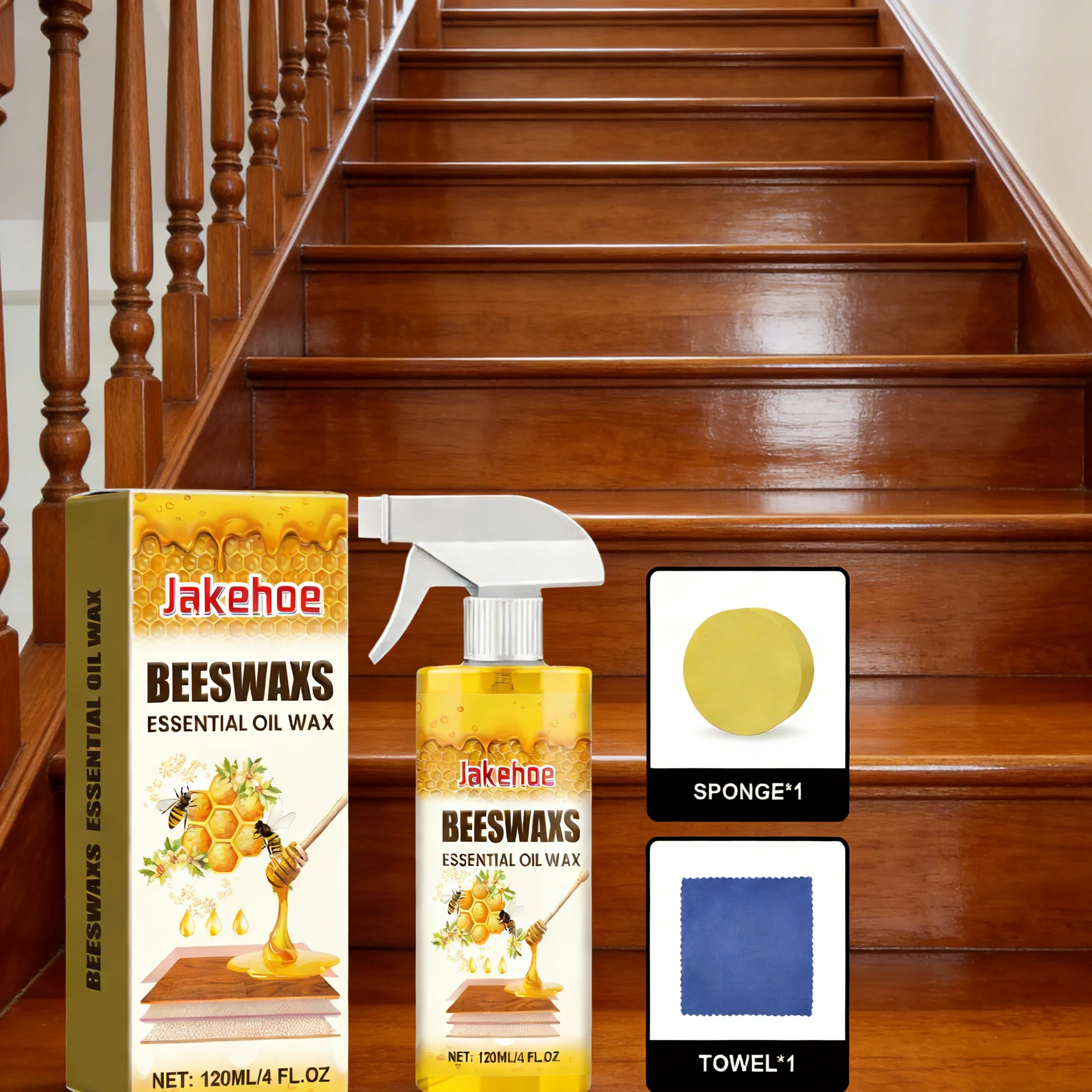 Woodworking Oil Finish - 家具用蜜蝋研磨スプレー 木材栄養ケアオイル ひび割れ防止修復剤 毎日の木製家具メンテナンス用品