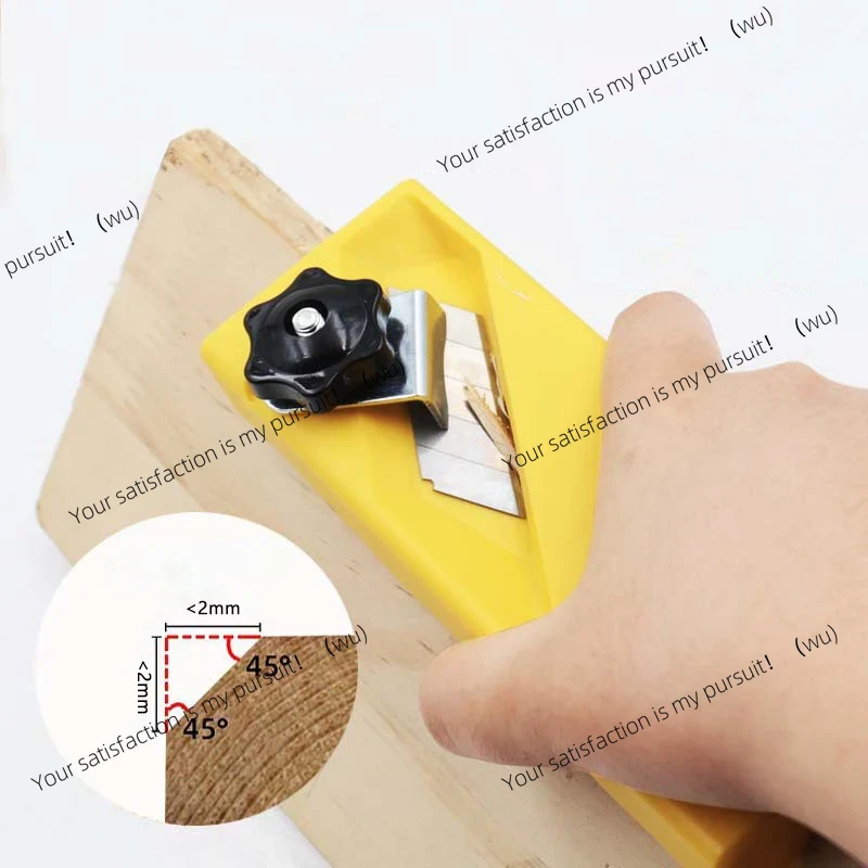 Woodworking Edge Corner Planer - 木工用刃物 エッジコーナープレーナー エッジトリミング 手動プレーナー 木材45度面取り工具 ボードバリ取り工具