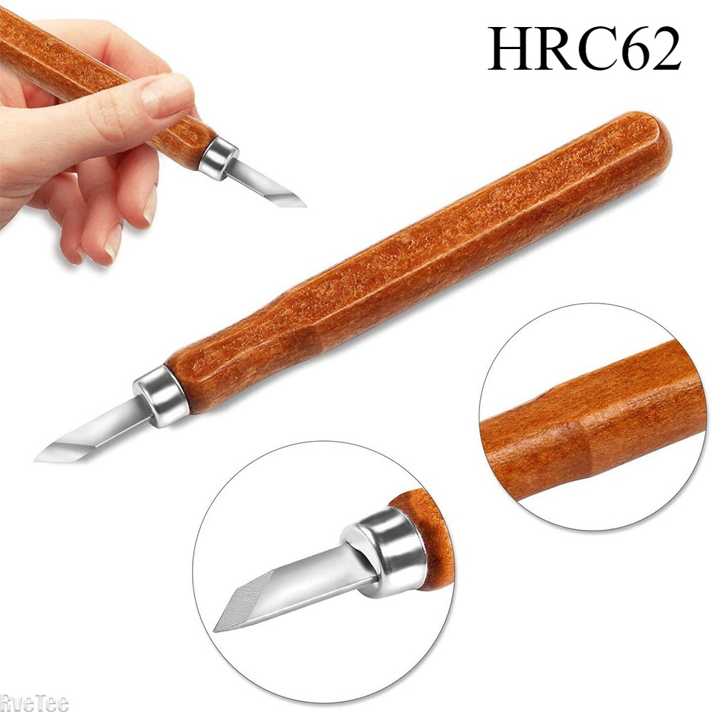Woodworking Crafts - 12 個 SK2 木工彫刻ツールセット バッグ付き砥石 HRC62