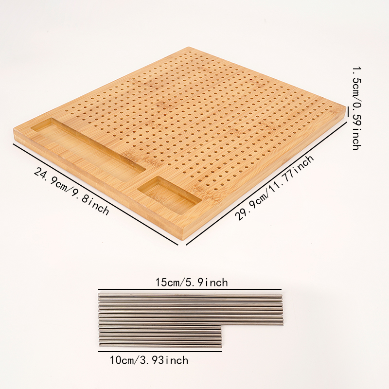 ステンレスピン付きかぎ針編みブロッキングボード、かぎ針編みプ - Woodworking Crafts のレビューと価格