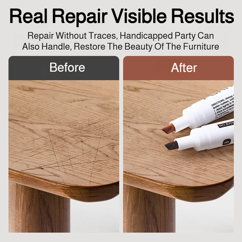 家具着色補修ペン 木の傷修復ツール エッジ傷埋め材 木目調キ - Woodworking Oil Finish のレビューと価格