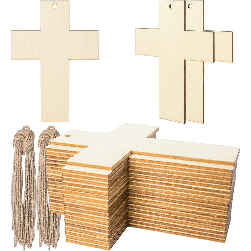 未完成の木製クロスシェイプの装飾品、イースター、宗教および教 - Woodworking Crafts のレビューと価格