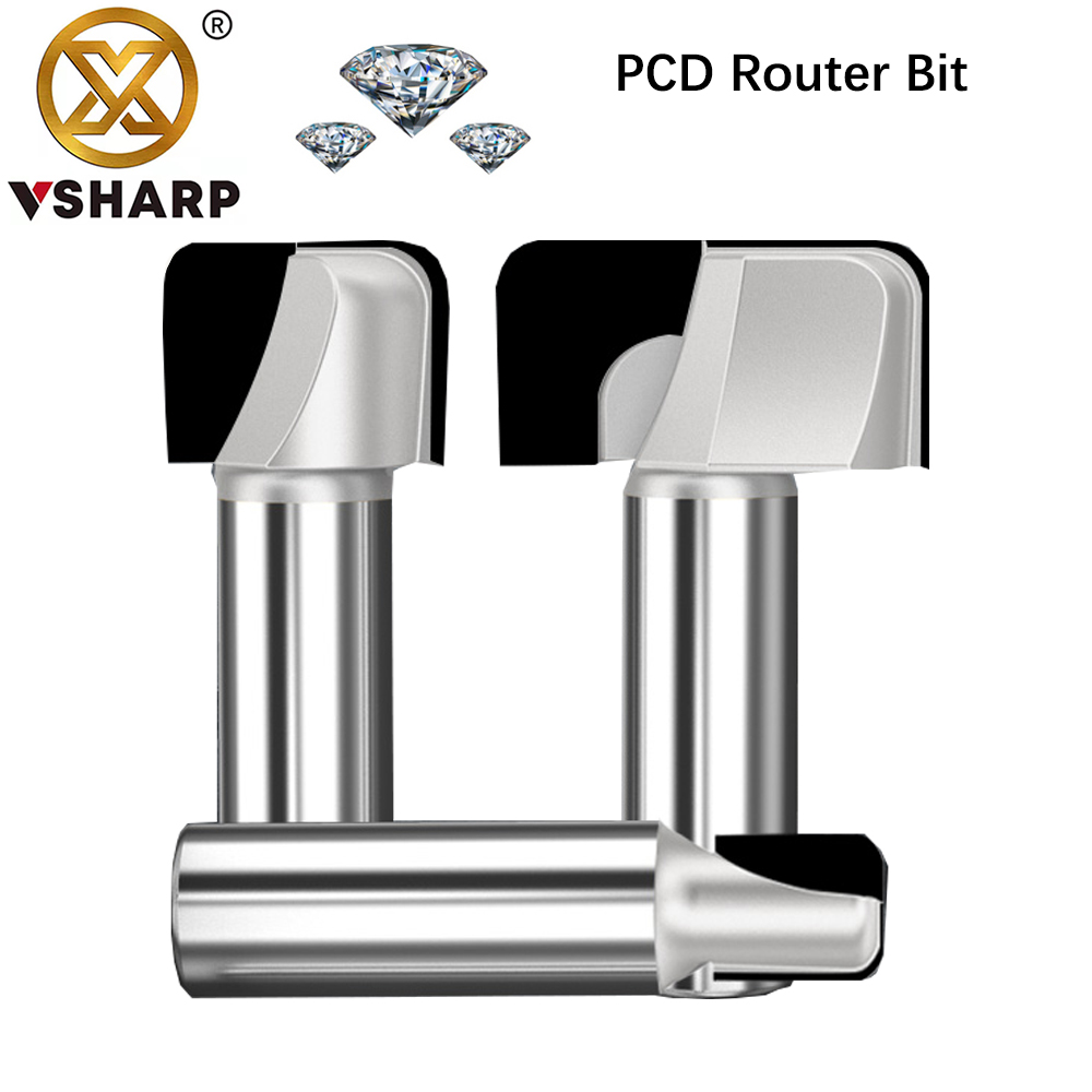 Vsharp PCD ダブルアーク丸底クリーニングビットダイ - Woodworking Quotes のレビューと価格