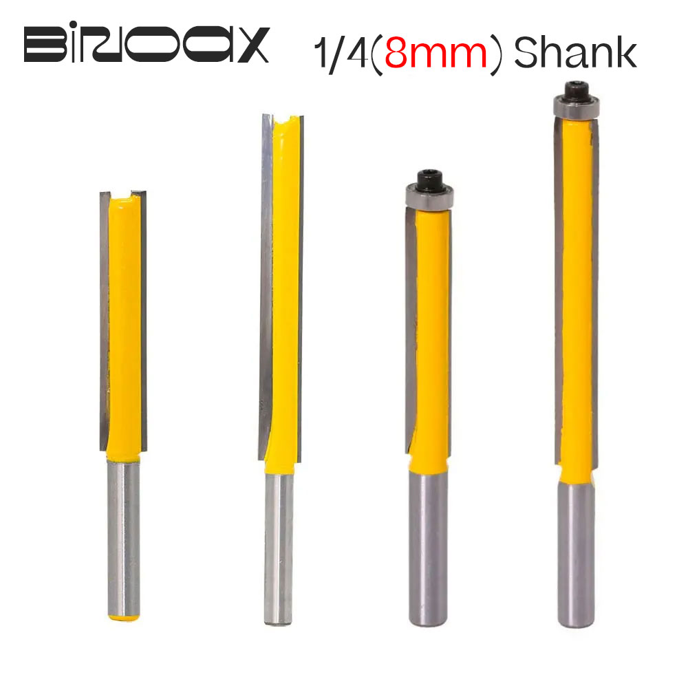 Binoaxパターンフラッシュトリムルータービット1/4 8 - Woodworking Quotes のレビューと価格