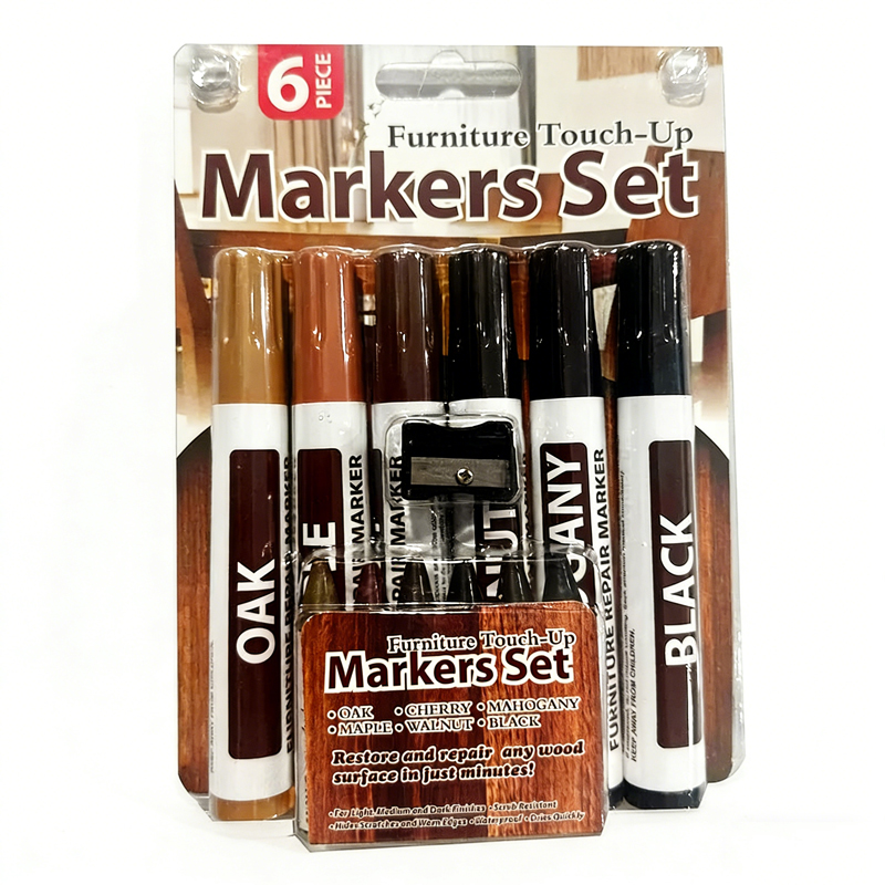 6-12 個家具タッチアップマーカー木製修理ペンセット傷除去 - Woodworking Oil Finish のレビューと価格
