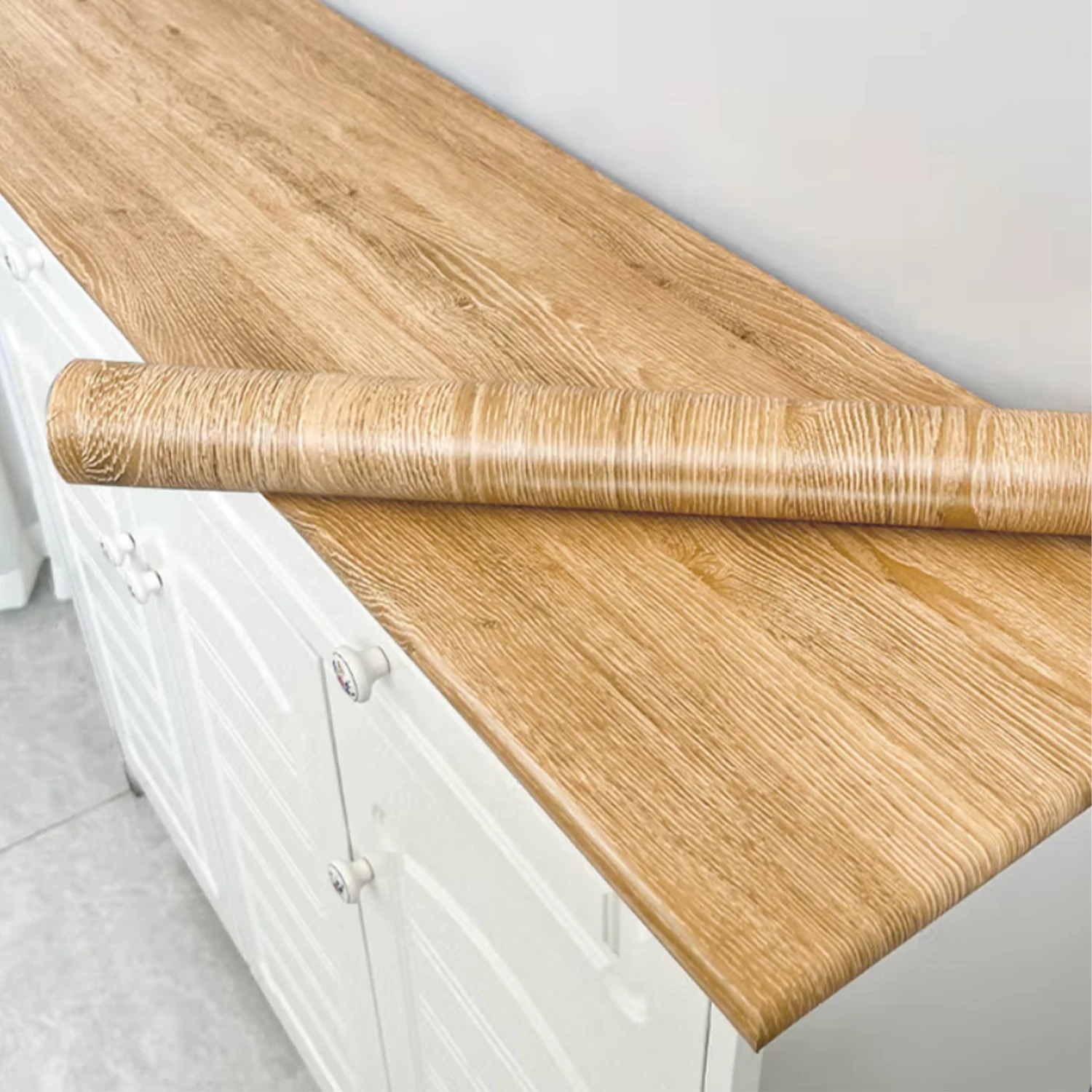 1 ロールビニール耐油木目調ステッカー自己粘着壁紙キッチンカ - Woodworking Oil Finish のレビューと価格