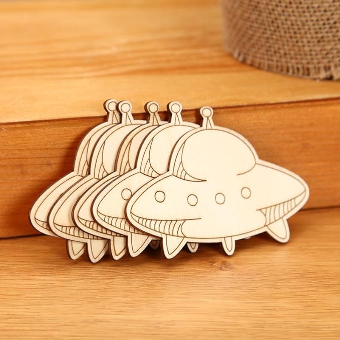 未完成のカットアウト木製ペイント、装飾工芸品、子供用装飾品、 - Woodworking Crafts のレビューと価格