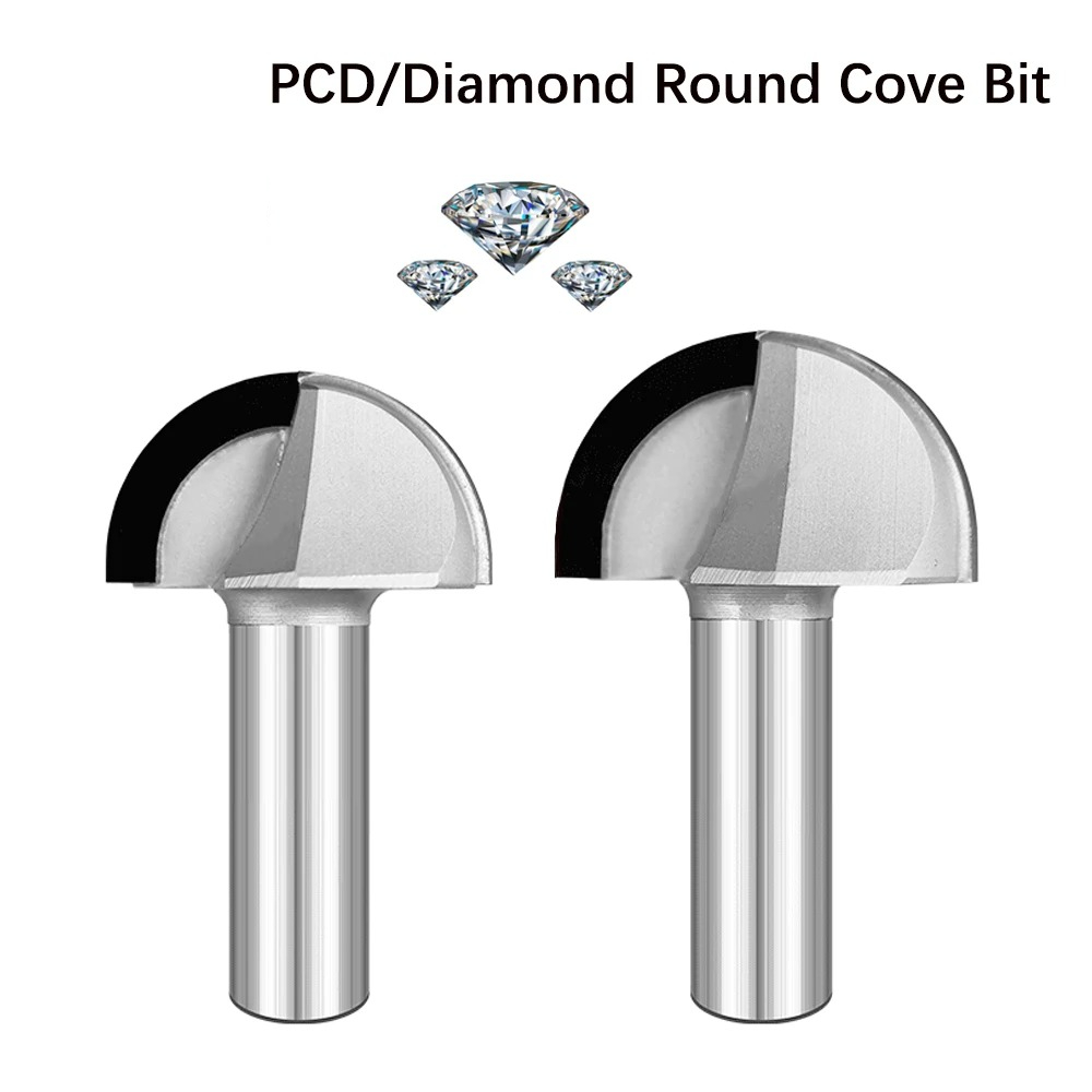 PCD丸底ビット PCD木工用コーブボックスルータービット  - Woodworking Quotes のレビューと価格