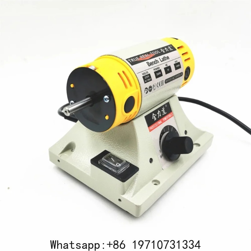 110V/220V 350W研磨機 DIY木工 翡翠 ジュエ - Woodworking Lathe Machine のレビューと価格