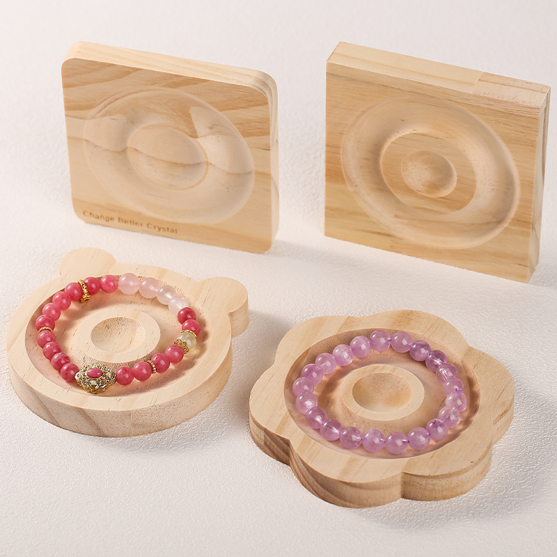 1Pc DIY 天然木製ビーズデザインボードジュエリー作成に - Woodworking Crafts のレビューと価格