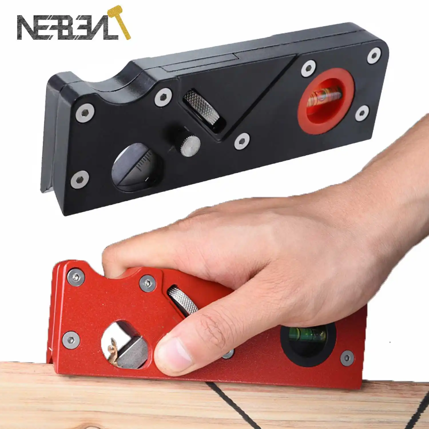 多角度木工ハンドプレーン-調整可能な45度ベベルトリミングツ - Woodworking Edge Corner Planer のレビューと価格