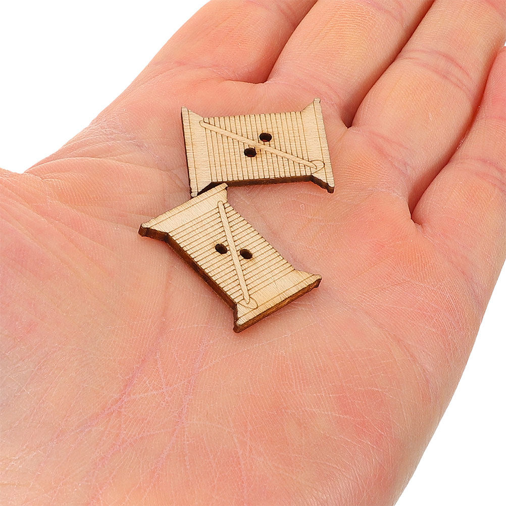 100個入り 木製刺繍糸ボビン 糸巻きカード 天然素朴な巻き - Woodworking Crafts のレビューと価格