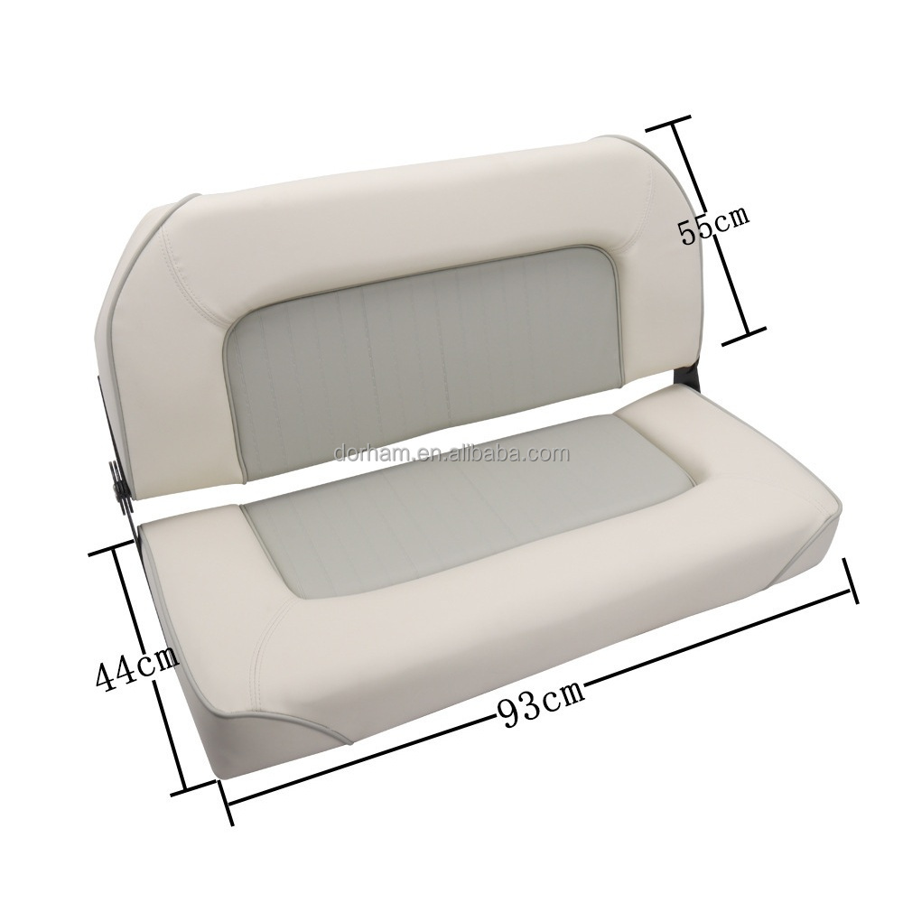 マリンダブル折りたたみ式ベンチシート、ローバック、高密度クッ - Woodworking Outdoor Furniture のレビューと価格