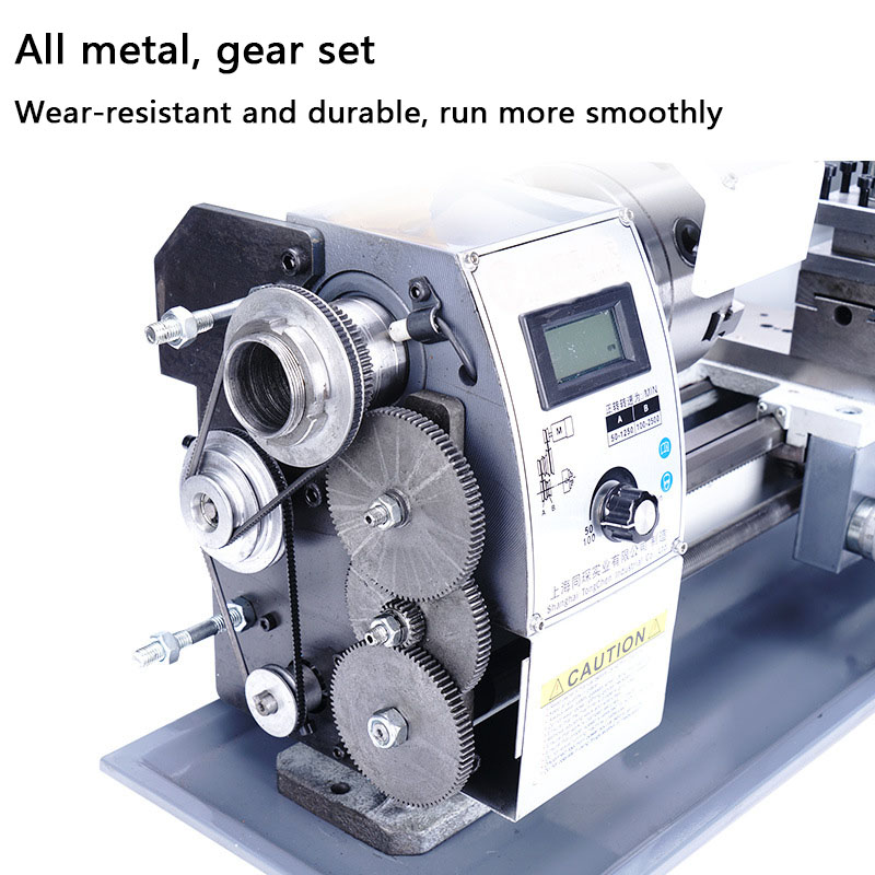 金属パイプ機械木工旋盤加工小型旋盤修理機ブラシレス - Woodworking Lathe Machine のレビューと価格
