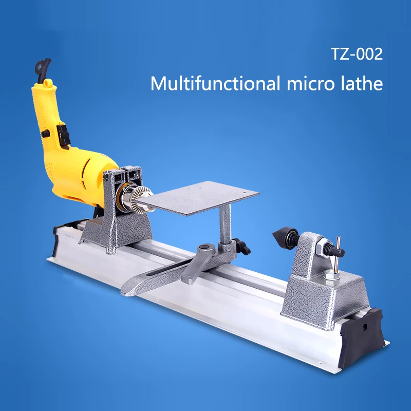 800W小型木工旋盤TZ-002多機能マイクロ旋盤、電動ドリ - Woodworking Lathe Machine のレビューと価格