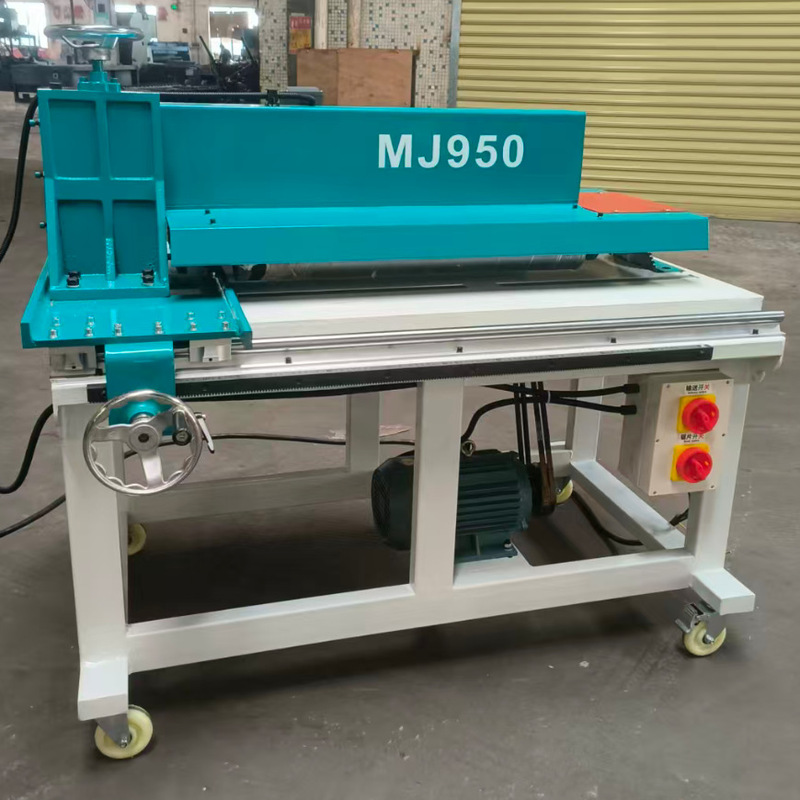 MJ950 MJ1220自動送り木工スライドカッティングハー - Woodworking Unlimited のレビューと価格