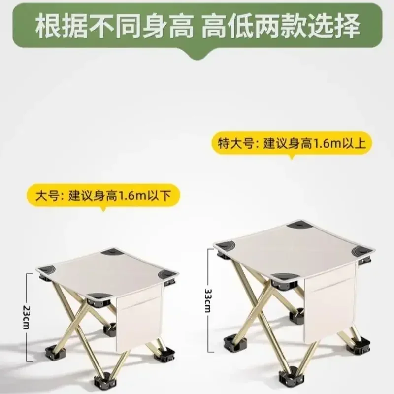 快適な屋外折りたたみスツールポータブルポニースーパーライトキ - Woodworking Outdoor Furniture のレビューと価格