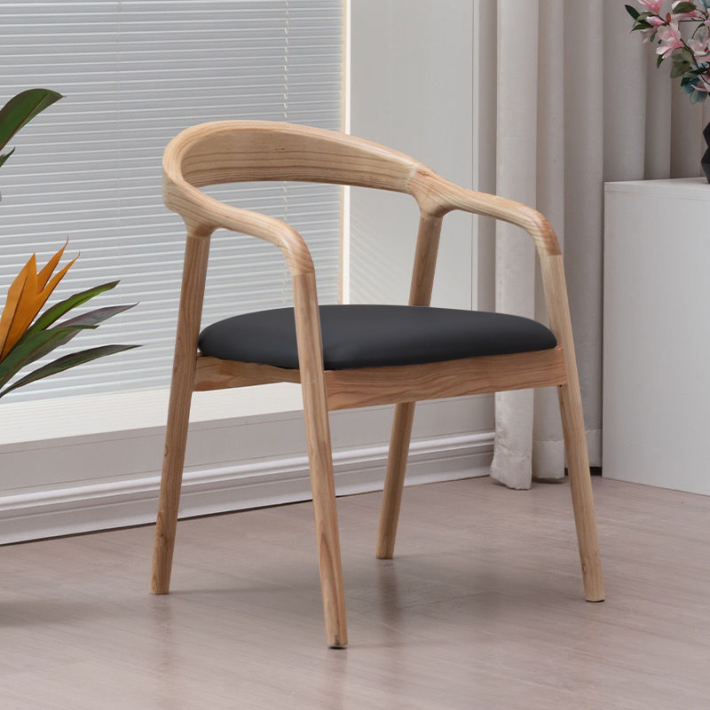 木製ホームダイニングチェア北欧人間工学に基づいた高級サロンダ - Woodworking Outdoor Furniture のレビューと価格