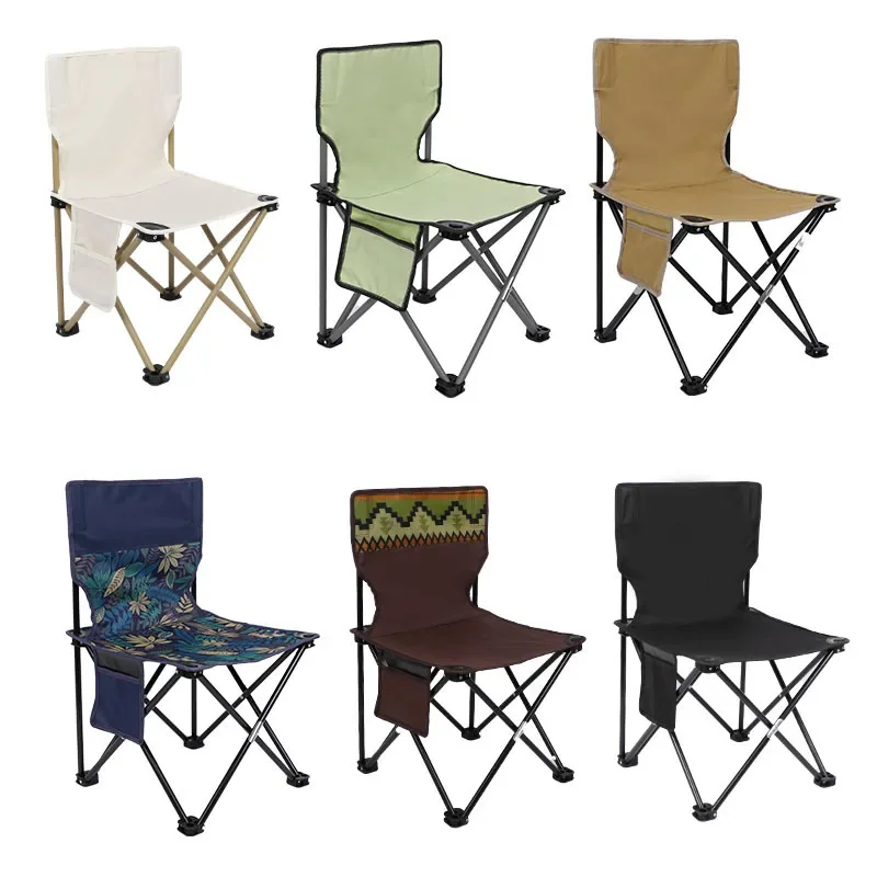 ポータブル折りたたみ背もたれ付きチェア 軽量アウトドアスツー - Woodworking Outdoor Furniture のレビューと価格