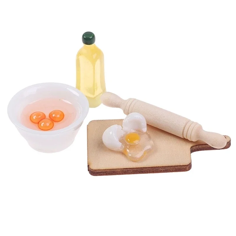 5 ピース/セットかわいい麺棒卵ボウルオリーブオイルセットキ - Woodworking Oil Finish のレビューと価格