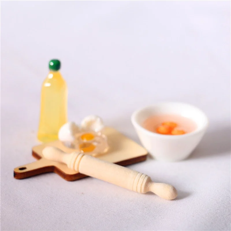 5 ピース/セットかわいい麺棒卵ボウルオリーブオイルセットキ - Woodworking Oil Finish のレビューと価格